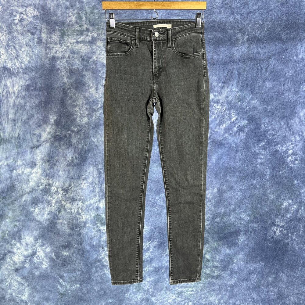 Levi's 721 High Rise Skinny Jeans Gray Wash 27